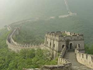 the great wall at mutianyu